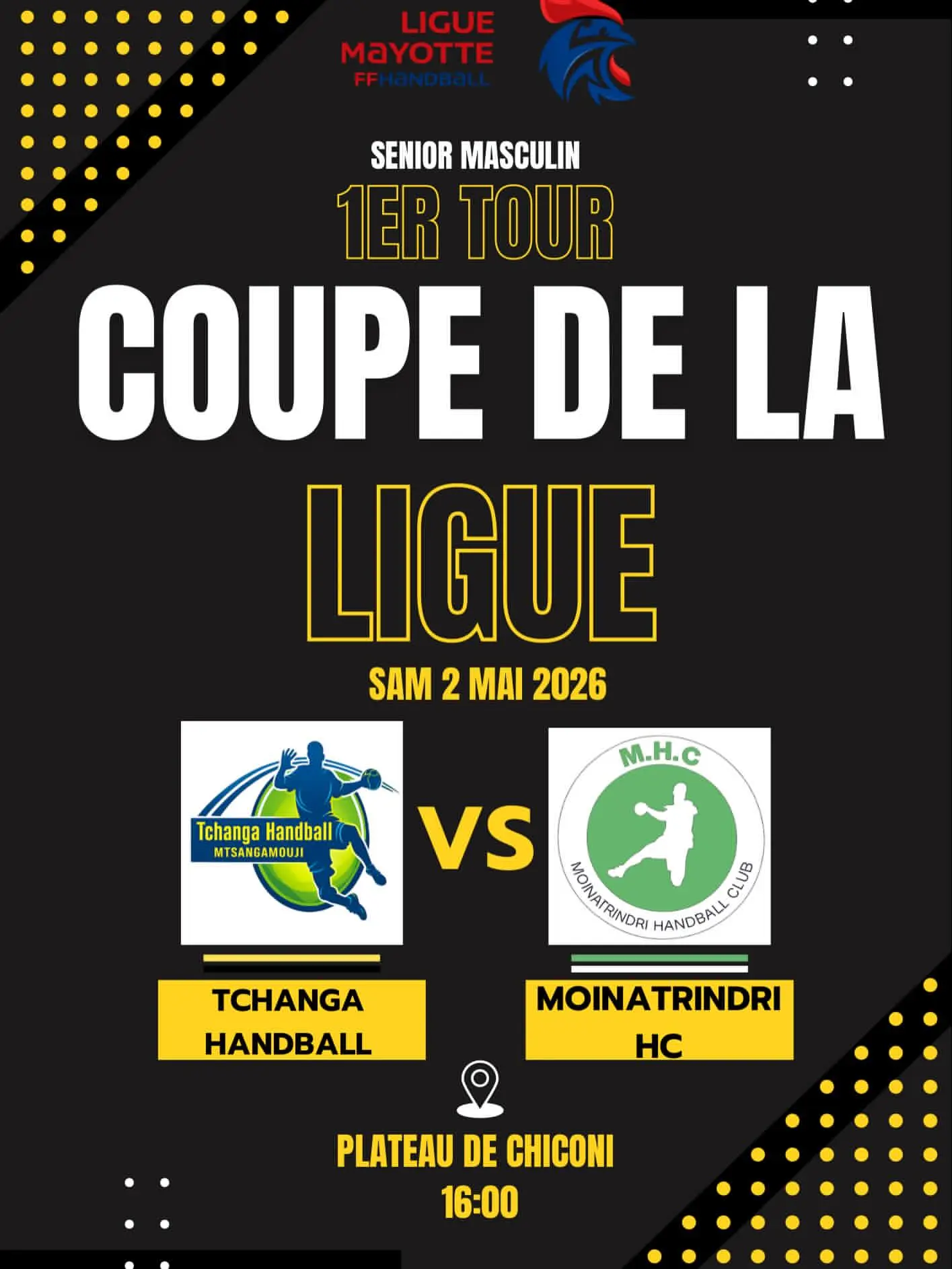 Affiche de Coupe de la Ligue – Tchanga vs Moinatrindri