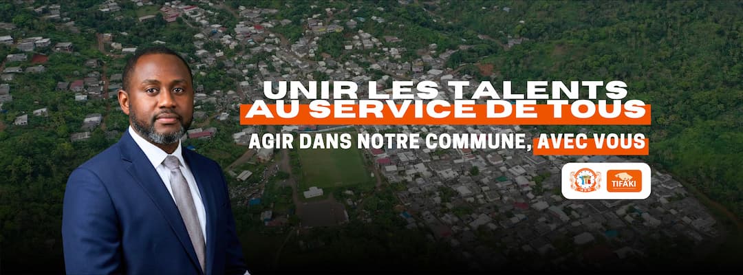 Image principale de Municipales 2026 à M’tsangamouji : Ahamada Siaka (MDM–TIFAKI) dévoile un projet structuré pour « unir les talents »